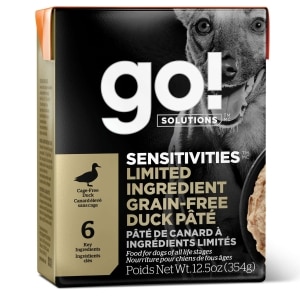 Sensitivities Limited Ingredient Grain-Free Duck Pate Recipe Dog Food