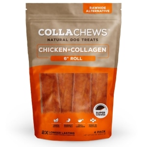 Chicken Collagen 6in Roll Dog Treat