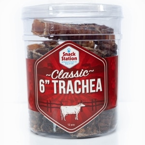 Snack Station Classic 6in Beef Trachea Dog Treats