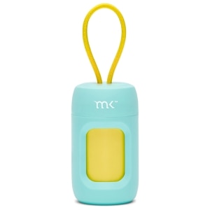 Turquoise Dispenser with Yellow Bags