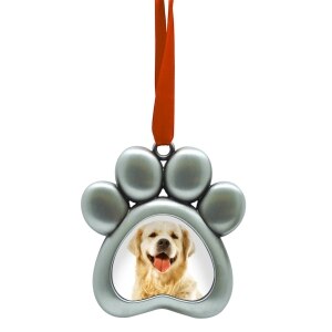 Paw Print Holiday Ornament