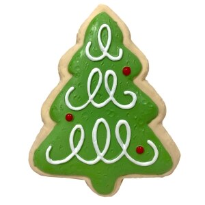 Holiday Tree Sugar Cookie