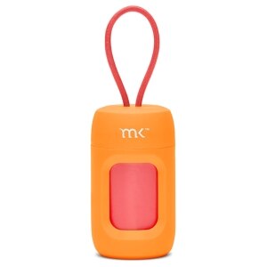 Orange Dispenser with Coral Bags