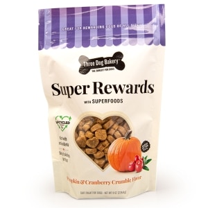 Super Rewards Pumpkin Cranberry Crumble Dog Treats
