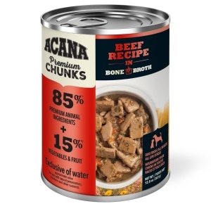 Premium Chunks Beef Recipe Dog Food