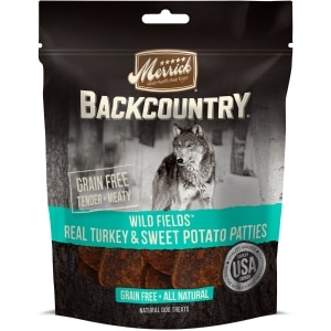 Backcountry Wild Prairie Real Turkey & Sweet Potato Patties Dog Treats