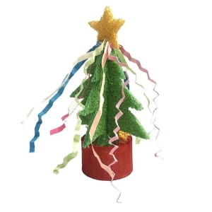 Nibbles Loofah Christmas Tree With Garland