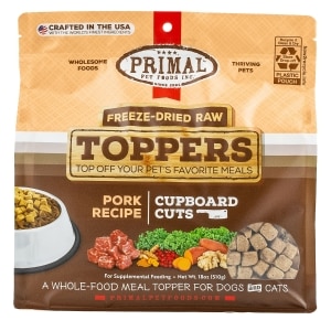 Cupboard Cuts Freeze-Dried Raw Toppers Pork Recipe Dog & Cat Food