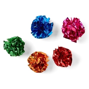 Scrunchie Ball Assorted Colours Cat Toy