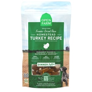 Homestead Turkey Recipe Patties Freeze Dried Dog Food