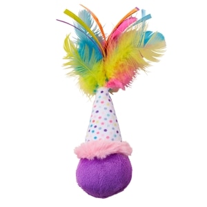 Birthday Party Hat Wobbler Cat Toy