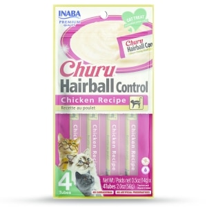 Churu Hairball Control Chicken Recipe Cat Treats