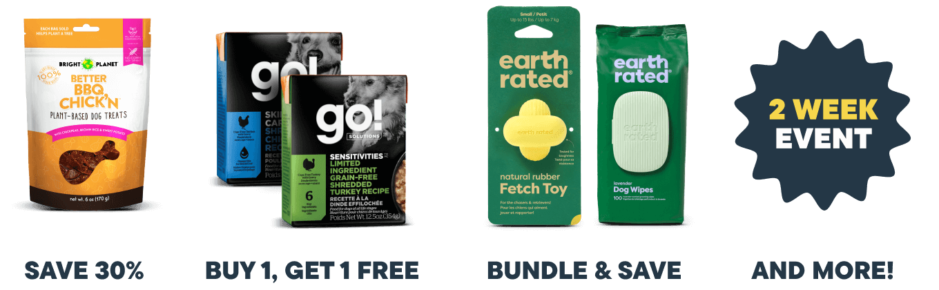 Black friday deals for dogs, save 30%, buy1 get 1 free, bundle and save, and more