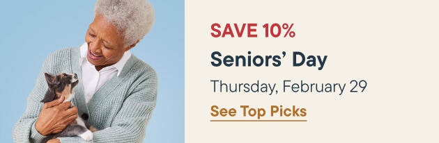Save 10% on Seniors' Day Thursday February 29 - Learn More
