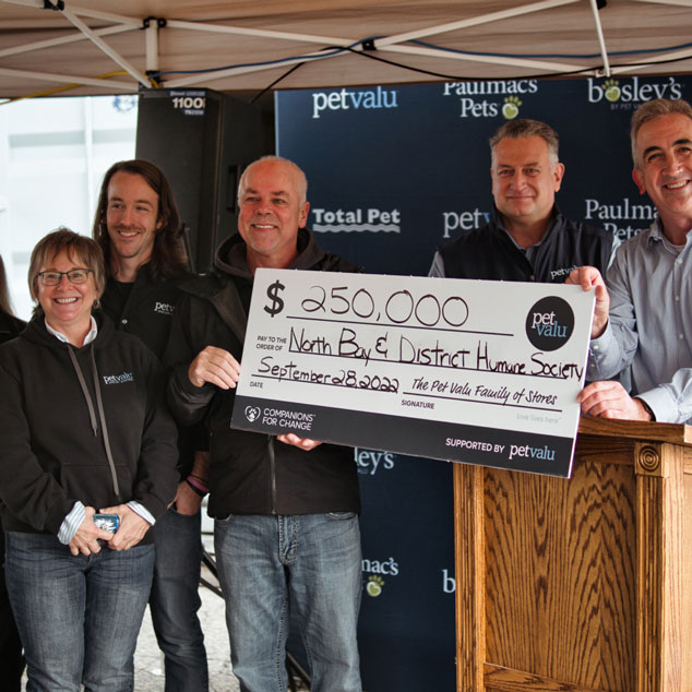 Companions for Change - Donating $250,000 to North Bay & District Humane Society
