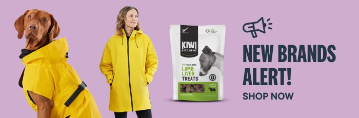 New Arrivals - Paikka Visibility Yellow Raincoat for Humans, Paikka Visibility Yellow Raincoat, Kiwi Kitchens Freeze Dried Lamb Liver Dog Treats
