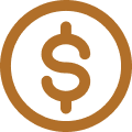 Dollar in circle Icon
